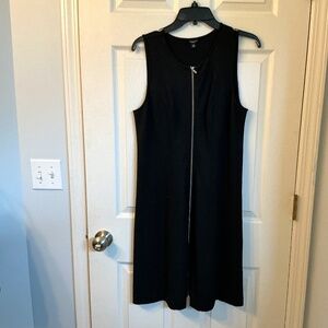 Zip front dress.